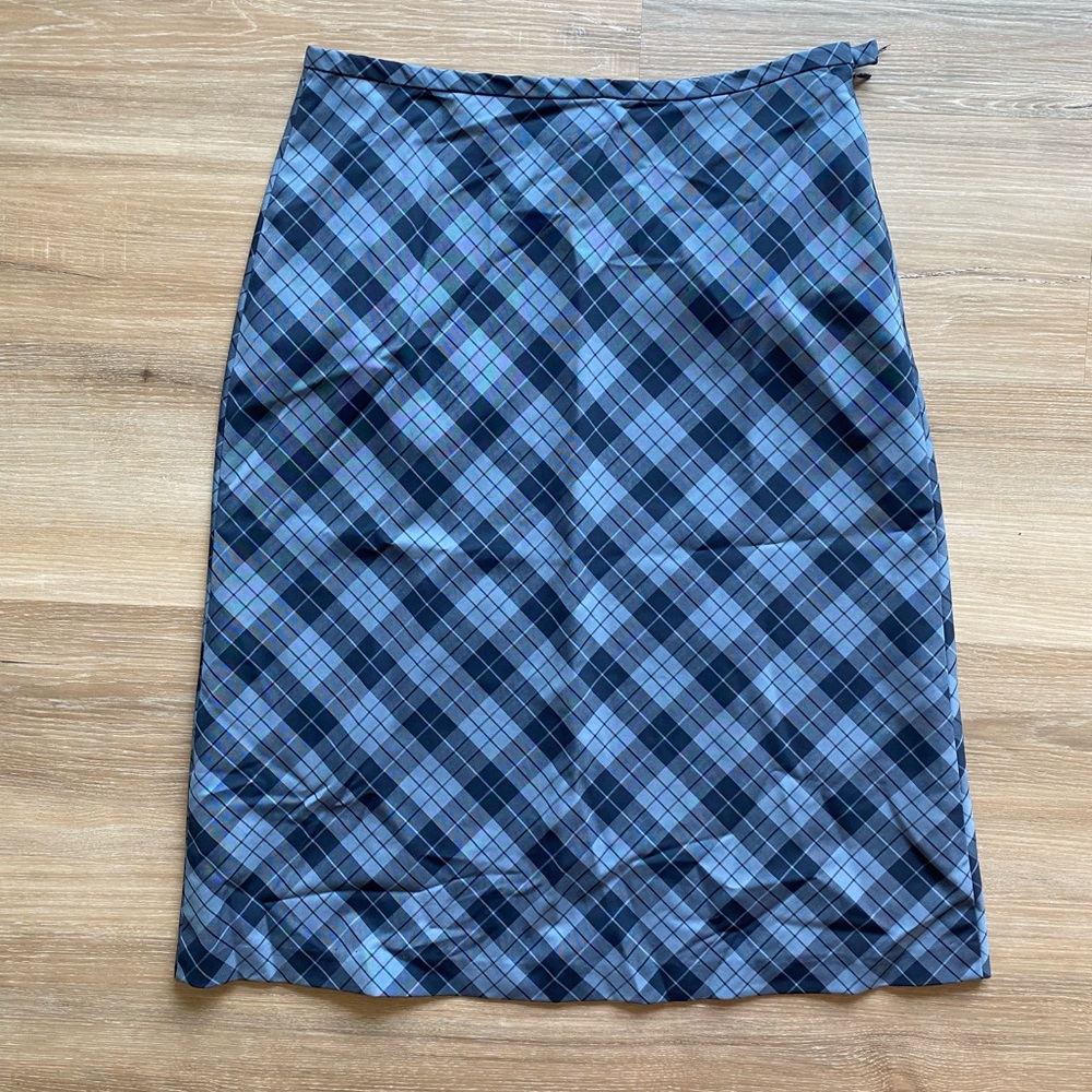 Brooks Brothers Women's Blue and Navy Skirt